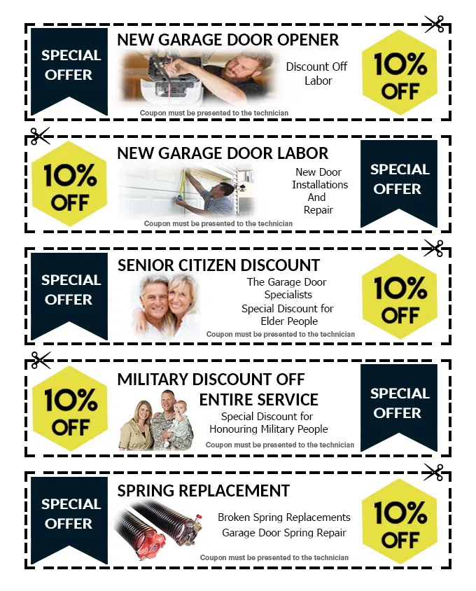 Garage Door And Opener Repairs Waterford Twp, MI 248-467-1969 - coupons
