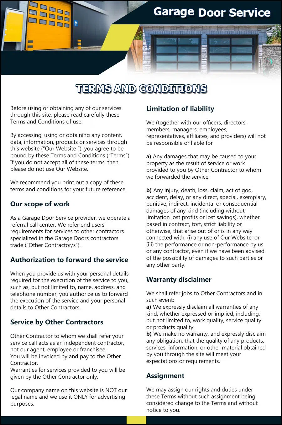 Garage Door And Opener Repairs Waterford Twp, MI 248-467-1969